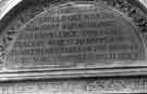 View: s34540 Inscription on stonework carved over the door, Highfield Library, London Road