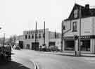 View: s34868 Domestos Ltd, chemical manufacturers and Douglas Kennedy, motor car dealer, junction of Archer Road and Abbeydale Road