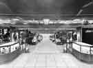 View: s35891 Interior of Brightside and Carbrook Cooperative Society, Castle House (No.1) department store, Angel Street showing the view down one central aisle