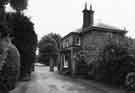 View: s36615 Lodge at the entrance to Crewe Hall, Brocco Bank latterly University of Sheffield student accommodation