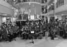 View: s37744 City of Sheffield Youth Brass Band playing at the Atrium, Hallam University