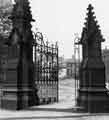 View: s37813 Gates at Sheffield Cathedral, Church Street