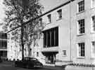 Main entrance of The Mount, head office of the United Steel Company Ltd, Glossop Road c.1961