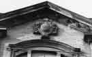 Carved stonework on British Steel Corporation offices, Brightside Lane