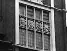 View: s38359 Ornamental carved stonework, Mappin and Webb Ltd., silversmiths, Royal Works, Norfolk Street