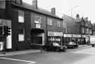 View: s38550 Nos.162-176 London Road showing (left to right) David E. Hinchliffe (Sheffield) Ltd, motor dealers (Nos.164-172) and Frank B. Roper, Ltd, motor accessories (No.162)