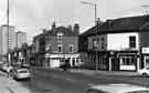 View: s38554 London Road showing No. 185 The Cremorne public house and Nos. 173-175 and 183 F. W. Otto Ltd., cabinet makers