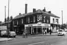 View: s38562 Nos.183 - 185 London Road at the corner of Randall Street showing (left to right) F. William Otto Ltd., cabinet makers (No.183) and The Cremorne public house (No.185)