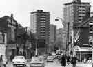 View: s38580 London Road looking towards Lansdowne Flats showing (right) F. William Otto Ltd, cabinet makers (No.175)