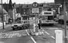 View: s38635 London Road at junction of Asline Road at start of the new Heeley traffic sytem