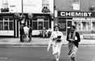 View: s38644 London Road at the junction with Alderson Road showing (left) the Cremorne public house (No.185 London Road) and Allens, chemists  