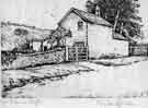 View: s38702 Drawing of Wilkin Hill Cottage, Windy Bank, Low Bradfield by Willie Rawson