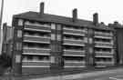 View: s38764 Bard Street flats, Park on Duke Street prior to demolition