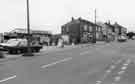 View: s38926 Shops on Manor Lane showing (left) Bond and Nuttall (Plasterers) Ltd