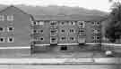 View: s38971 Flats on Ladies Spring Drive showing Twentywell Court (left) Dore Court (centre) and Woodbank Court (right)