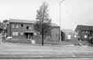 View: s39066 Prince of Wales Road, Manor showing (left to right) Princess Court Flats and St. Andrews Methodist Church