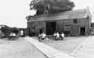 View: s39524 Beer garden of the Cow and Calf public house (formerly the Cross House), No. 88 Skew Hill Lane, Grenoside