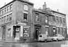 View: s39702 The Wee Cutlery Shop, junction of Howard Street and Arundel Street showing right Biggins Bros. Ltd, electro platers, No.154 Arundel Street