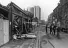 View: s39785 Fire in Norfolk Street (showing Redvers House (background centre))