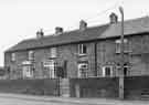 View: s40493 Cottages, post office and village shop, probably Heads Lane, Bolsterstone