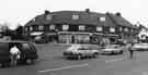 View: s40560 Shops at the corner of Rural Lane and Ben Lane, Wadsley showing (left to right) Lionel's, fruiterers: Spar Mini Market; The Fringe, hairdressers (No.3) and Wisewood Post Office (No.7)