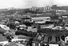 View: s41406 View from Lansdowne Flats over Highfield towards Norfolk Park Flats showing Bramall Lane football ground (centre) 