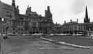 View: s41816 Surrey Street Council car park showing Town Hall (centre) and Halifax Building Society (right)