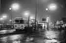 View: s41845 Night view of Pond Street Bus Station c.1960