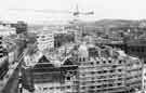 View: s42649 Construction of Orchard Square Shopping Centre showing Leopold Street (left)