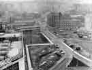 View: s42651 View from Grosvenor House Hotel looking towards Ecclesall showing Charter Row (centre) and Moore Street (top centre)