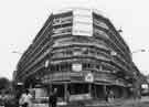 View: s42653 Renovation of Coles Corner, junction of Fargate (left) and Church Street (right)