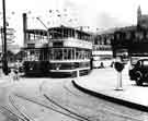 View: s42719 Tram No.147 and tram No.416 in Sheaf Square