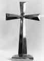Stainless steel cross to be presented to HMS Sheffield for the ship's chapel