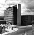 View: s42874 Department of Physics and Mathematics, University of Sheffield, Hicks Building, junction of Hounsfield Road (left) and Western Bank 