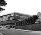 View: s42965 University House, Students' Union building, University of Sheffield, Western Bank as seen from Glossop Road