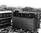 View: s42986 Construction of new chemistry building, University of Sheffield, Western Bank as seen from Weston Park c.1950