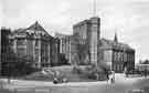 View: s43025 Main building and Firth Hall (left), University of Sheffield, Western Bank