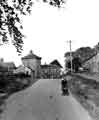 Sheephill Road, Ringinglow showing (left) the Ringinglow Round House and (centre) Norfolk Arms public house, Ringinglow Road c.1950's