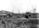 View: s43181 View from off Lime Street across Neepsend showing (right) Neepsend Gas Works and cooling towers