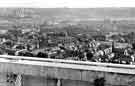 View: s43328 View across Broomhall (centre) from the University Arts Tower showing Norfolk Park Flats (top left), Bramall Lane football ground (top centre) and