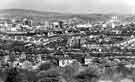 View: s43486 View of City Centre from the south east showing (centre) Town Hall extension and (top right) Shirecliffe College