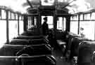 View: s43536 Interior of lower saloon of tram No.524