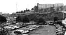 View: s43718 Hyde Park Flats and Park Square roundabout and car park between Broad Street and (right) Commercial Street