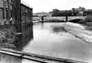 View: s43885 River Don at Kelham Island showing (top) Ball Street Bridge