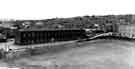 View: s43904 View from the clock tower showing (centre) Infantry soldiers quarters, Hillsborough Barracks, Langsett Road 