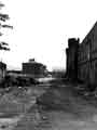 View: s43939 Police room (left) and the back of the officers and troopers stables (right), Hillsborough Barracks. 