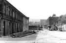 View: s43950 Rear of stables, sadlers's shop and infantry soldiers' quarters (on Rudyard Road side), Hillsborough Barracks.