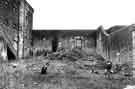 View: s43960 Exercise yard and detention area at the back of the cells, Hillsborough Barracks