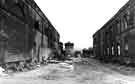 View: s43971 Rear of riding school and barracks block looking down the drive towards Penistone Road, Hillsborough Barracks