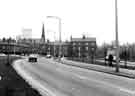 View: s44131 Broomspring Lane looking towards the junction with Upper Hanover Street